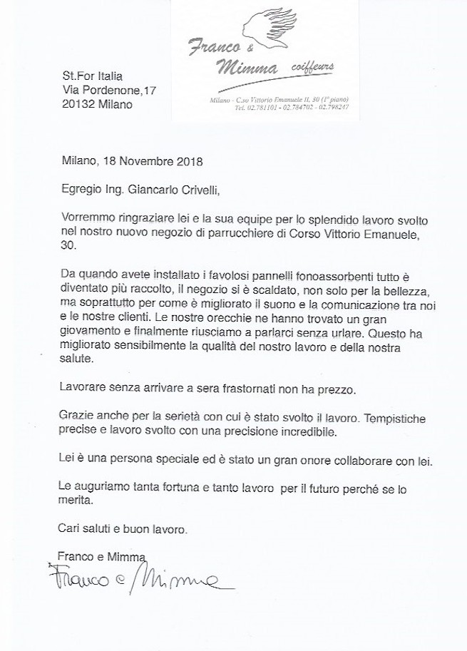 Lettera_Franco & Mimma